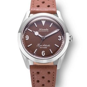 Nivada Grenchen Super Antarctic 3.6.9 Brown - Brown Racing strap