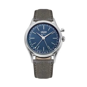 Vulcain Cricket President 36 mm - Blue - Grey