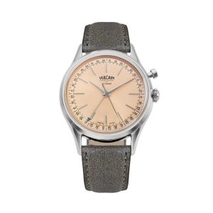 Vulcain Cricket President 39 mm - Pale Salmon - Grey