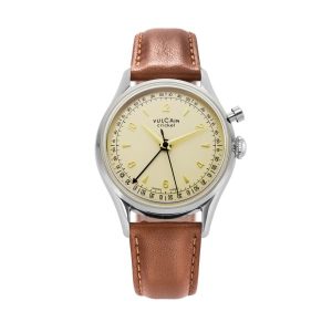 Vulcain Cricket Tradition 39 mm - Eggshell - Brown Plain