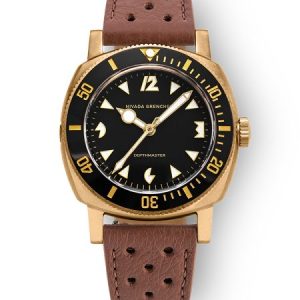 Nivada Grenchen Depthmaster Bronze - Brown Racing Strap