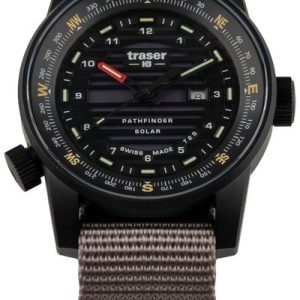 Traser P68 Pathfinder Solar Black Šedé Nato