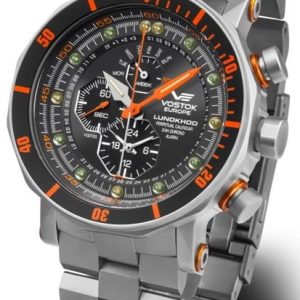 Vostok Europe Lunochod-2 Multifuncional Line YM86-620A506B - Náhradní oranžový silikonový řemínek