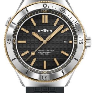 Fortis Marinemaster M-44 Black Resin Gold COSC Limited Edition F8120015