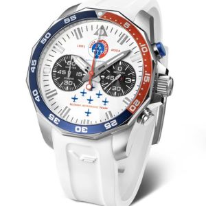 Vostok Europe Limitovaná edice Biele Albatrosy 6S21-225A474-C - Bílý silikonový řemínek