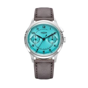 Vulcain Monopusher Heritage - Turquoise - Grey