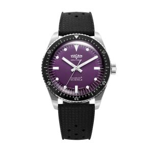 Vulcain Skindiver Nautique Purple - Rubber