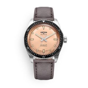 Vulcain Skindiver Salmon Beige - Grey