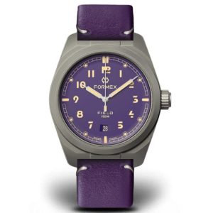 Formex Field Automatic Ultra Violet Bolgheri Violet Leather Strap 0660.1.6593.799