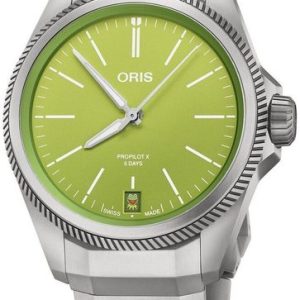 Hodinky Oris ProPilot X Kermit Edition 01 400 7778 7157-Set