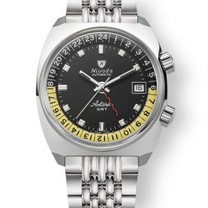 Nivada Grenchen Antarctic GMT - Black - Beads of Rice