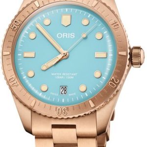 Oris Divers Sixty-Five Cotton Candy Sky Blue 01 733 7771 3155-07 8 19 15