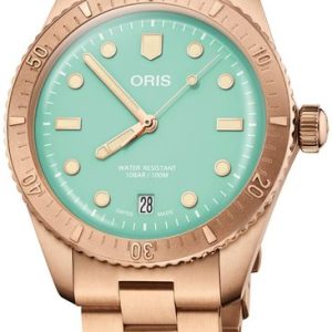 Oris Divers Sixty-Five Cotton Candy Wild Green 01 733 7771 3157-07 8 19 15