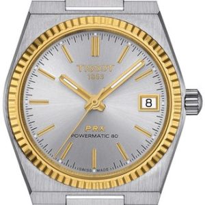 Tissot PRX 35mm Powermatic 80 Steel & 18K Gold T931.207.41.031.01