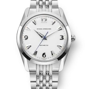 Nivada Grenchen Antarctic 35 mm - White Luminova - Beads of Rice