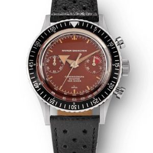 Nivada Grenchen Chronomaster Broad Arrow Tropical Dial Inter. Bezel - Manual - Black Racing