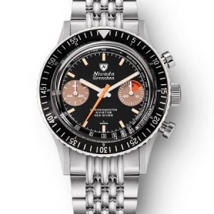 Nivada Grenchen Chronomaster Orange Boy Manual - Beads of Rice