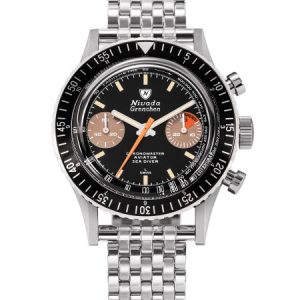 Nivada Grenchen Chronomaster Orange Boy Manual - Forstner Beads of Rice