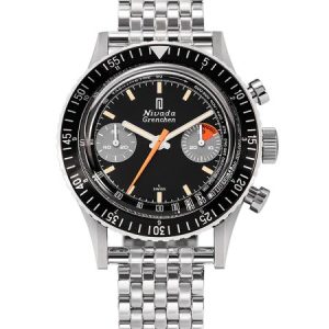 Nivada Grenchen Chronomaster Orange Boy SL Inter. Bezel - Manual - Forstner Beads of Rice