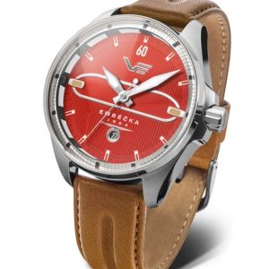 Vostok Europe Limitovaná edice Embéčka Automatic Line NH35-325A495 - Hnědý kožený řemínek