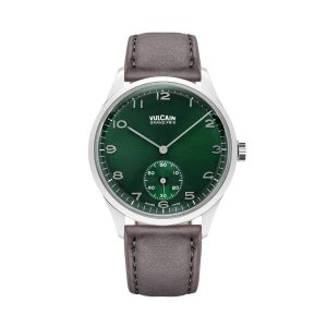 Vulcain Grand Prix - Small Second Green - Grey Leather